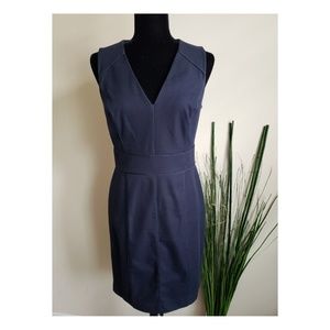 Banana Republic Sleeveless Navy Sheath Dress